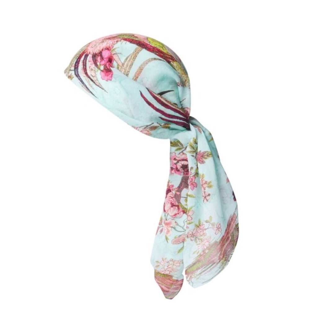 Roberto Cavalli X SKIMS Fagianella Print Head Scarf
